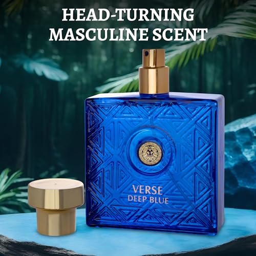 NovoGlow Verse Deep Blue, Eau de Parfum Spray Perfume, Fragrance For Men- Daywear