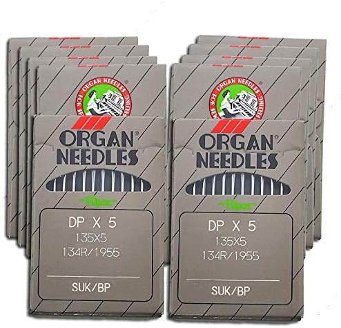 100 Organ 135X5 135X7 DPX5 SY1955 Ball Point Sewing Machine Needles (Size 14 BP - 90)