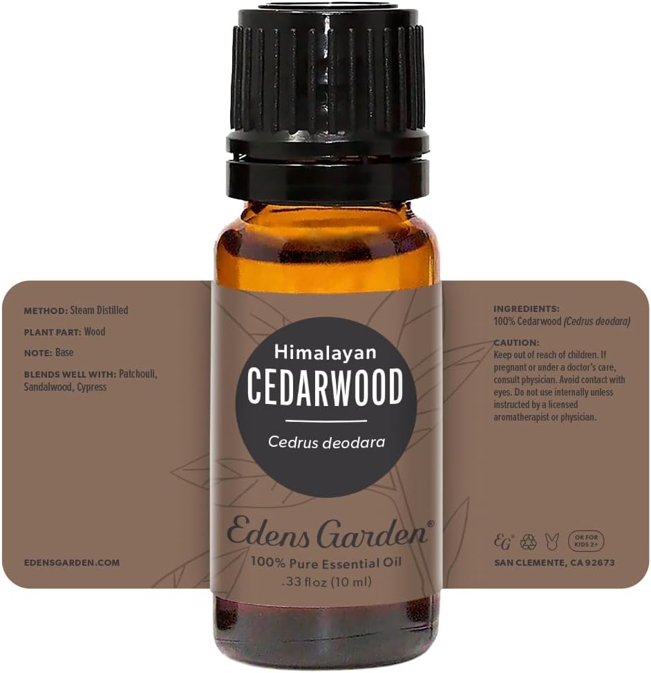 Edens Garden Cedarwood-Texas Essential Oil- 100% Pure 10 ml (.33 fl oz)