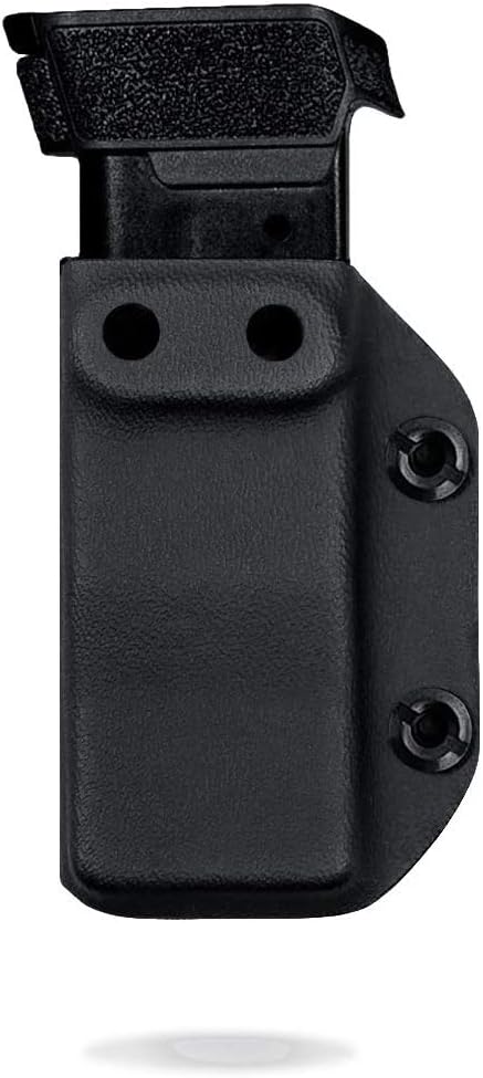 POLE.CRAFT IWB/OWB Magazine Holster Kydex - Mag Carrier Fits: 9mm .40 Double Stack / 9mm .40 Single Stack - P365 1911 Glock 19 19X 17 26 27 28 43 22