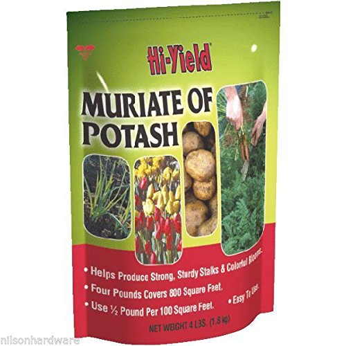 Hi-Yield 4# Analysis 0-0-60 Flower Vegetable Garden Muriate Of Potash 32145