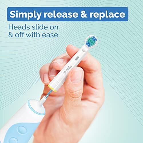 Toothbrush Head Compatible with Oral B - 16 Pack Milos Replacement Electric Toothbrush Heads Deep and Precise Cleaning Brush Heads Toothbrush Heads