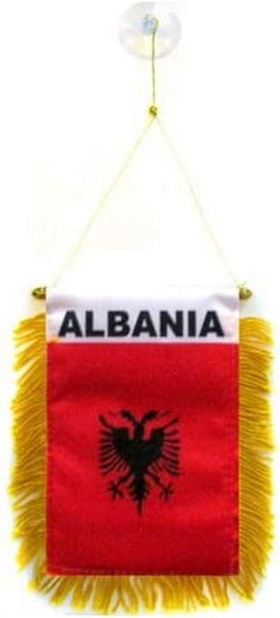 AZ FLAG Nicaragua Pennant 4x6 in 100D Polyester Suction Cup | Outdoor use Nicaraguan 15x10 cm triangular pennant stitched edges and reinforced finish