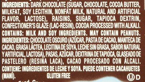 Nestle Raisinets Dark Chocolate On the Go Concession Box, 3.5-Ounce Boxes (Pack of 18)