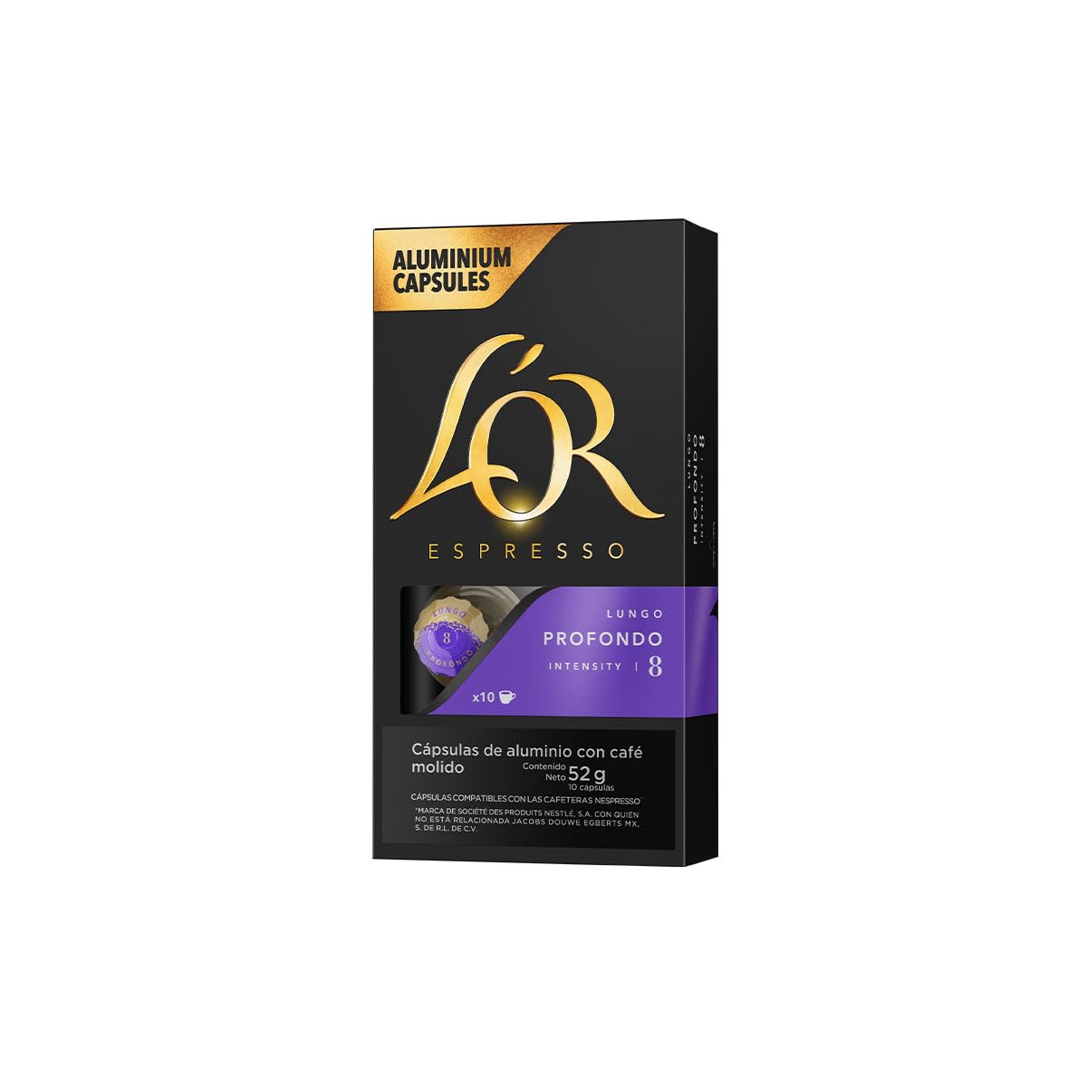 L'OR Espresso Capsules, Medium Roast, Chocolate, 10 Capsules