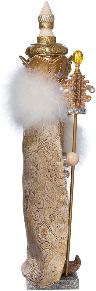Kurt Adler 18-Inch Hollywood Gold King Nutcracker