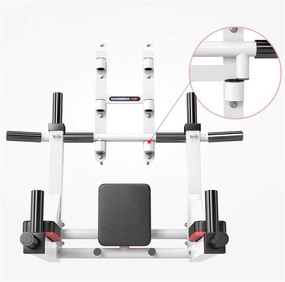 HAKENO Multifunctional Wall Mounted Pull Up Bar/Chin Up bar,Dip Station for Indoor Home Gym Workout,Power Tower Set Gym Equipment 800LBS