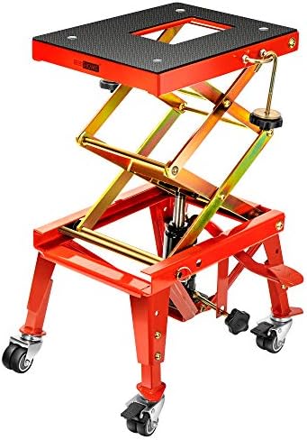 VIVOHOME 350 Lbs Heavy Duty Hydraulic Motorcycle Lift Jack