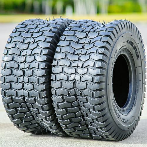 Carlisle Turf Saver Lawn & Garden Tire - 18X8.50-8 | Lawn Mower & Garden Tractor All Season Traction 58A3 Rated 2 Ply Bias Construction Black