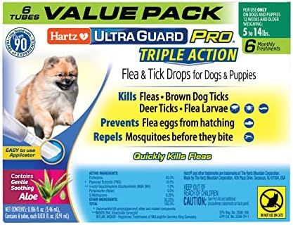 Hartz UltraGuard Pro Flea Tick Drops for Dogs 3160 lbs