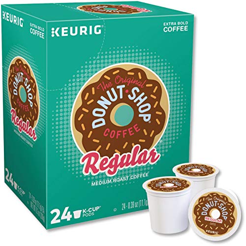 The Original Donut Shop Regular Keurig Single-Serve K-Cup Pods, Medium Roast Coffee, 24 Count