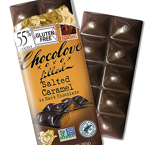 Chocolove Almonds and Sea Salt in Dark Chocolate, 3.2 oz