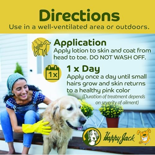 Mange Medicine & Treatment for Dogs & Horses, 8 oz | Soothing Itch Relief, Treats Severe Mange, Fungi, Allergies, Eczema, Most Dog Skin Irritation