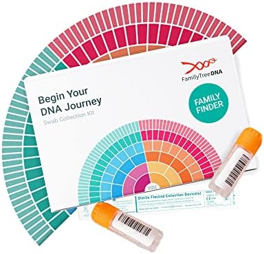 Family Finder Ancestry & DNA Test, Swab Collection Kit | Expertly Processed DNA Ancestry Test Kit, Discover Your Origins and Geographic Roots