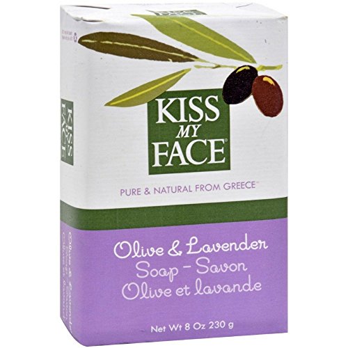 Kiss My Face Olive Oil & Lavender Bar Soap 8 oz (Pack of 2)
