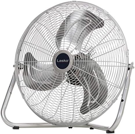 Lasko 20" Black High Velocity Wall Mount Fan with Pivoting Head - 3 Speeds, Ideal Wall Mount Fan or Floor Fans for Home, Garage, Attic, 2264QM