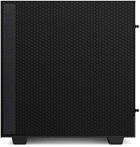 Skinit Decal Gaming Skin Compatible with NZXT H510 Compact ATX Mid-Tower Case - Skinit Originally Designed Black Hex Design