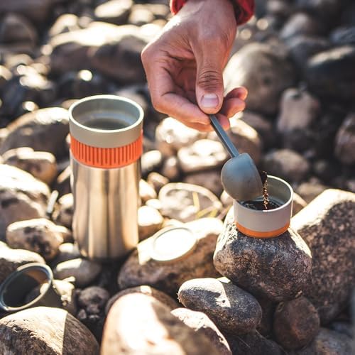 WACACO Pipamoka Portable Coffee Maker, Coffee brewer, All-in-one Vacuum Pressured，Insulated Travel Mug, Hand Powered and Filter Pressure Brewer
