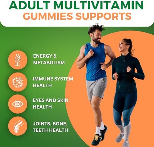 Zaytun Vitamins Halal Adult Multivitamin Gummies for Men, Women, Complete Everyday Nutritional Support with Biotin, Vegan, Natural Fruit Flavors