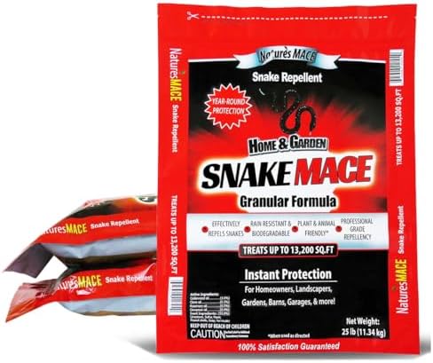Nature's MACE Snake Mace Snake Repellent 48 oz Granules | Snake Repellent Granules for Yard, Outdoor Use, Keep Away Reptiles, Home, Garden, Granular Deterrent, Plant Friendly.