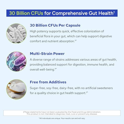 Gundry MD® 24 Strain Probiotic, 30 Billion CFU, 30 Capsules