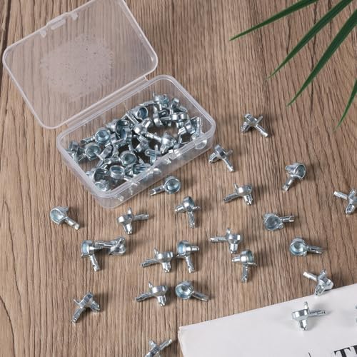 50pcs Shelf Pegs Compatible with IKEA Billy Bookcase (Part 131372) | Alloy, Shelf Tablette Support Pins, Cabinet Pegs