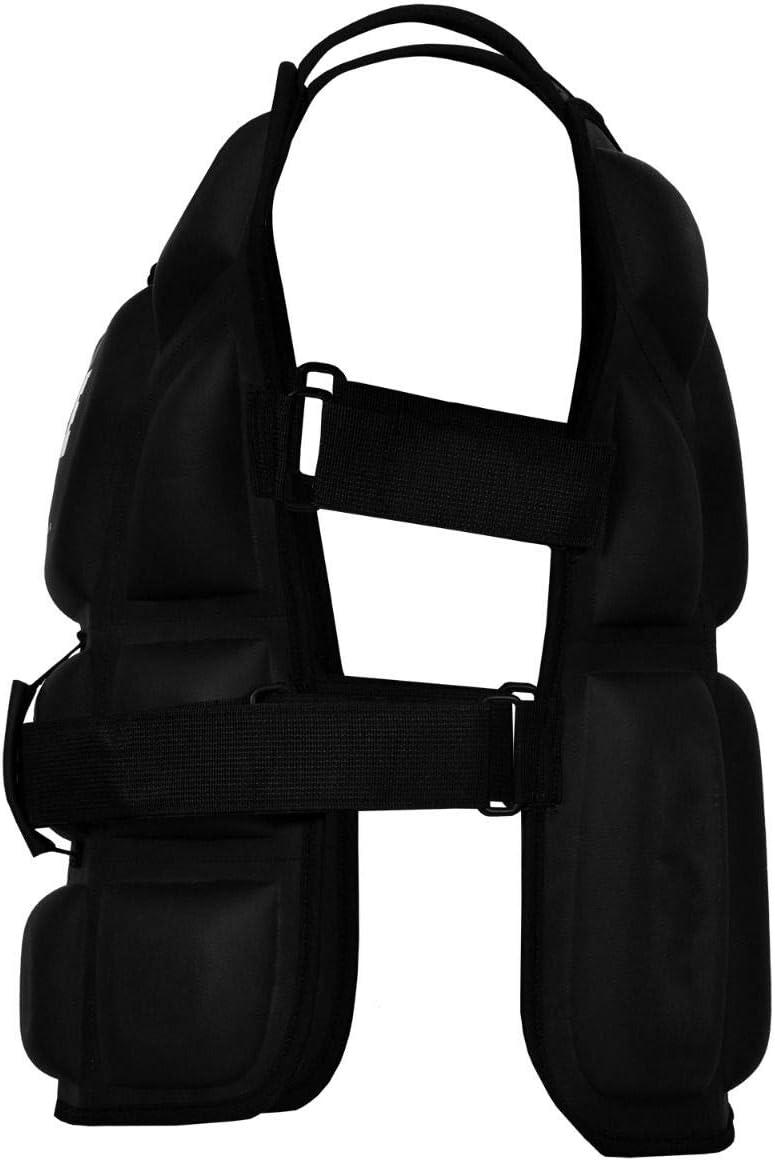 TITLE Boxing "Big Flex" Weighted Training Vest, Black - Fitness Weighted Gear, Strength And Core, Home Gym, Weighted Vest, Weighted Gear