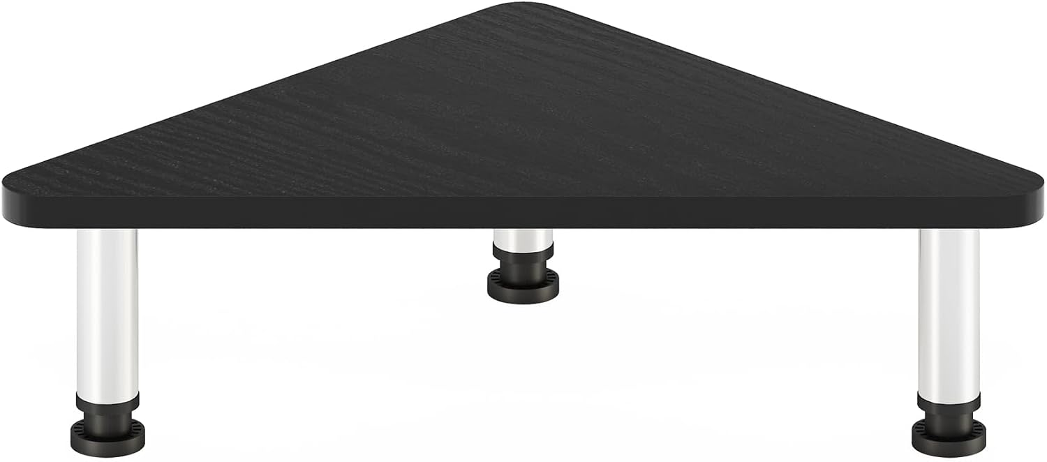 FURINNO Turn-N-Tube Monitor Stand, French Oak Grey/Black