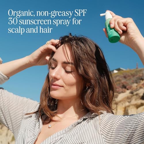 COOLA Scalp and Hair Spray Sunscreen SPF 30 Mist, 2 fl oz