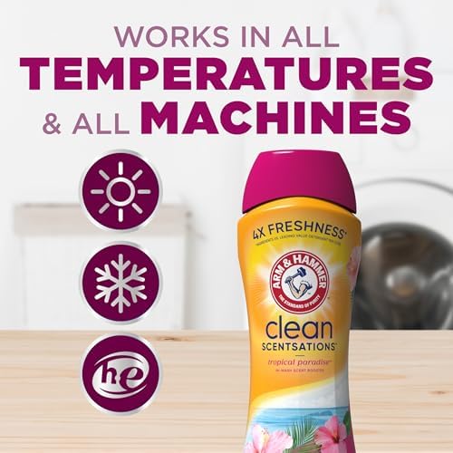 Arm & hammer In-Wash Scent Booster, Tropical Paradise, 24 oz | In-Wash Laundry Fragrance, Tropical Paradise Scent