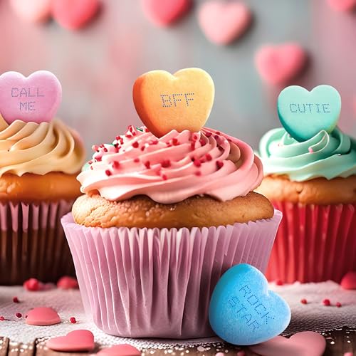 Brach's Valentine's Day Tiny Conversation Hearts, Friendship Exchange, 1 oz Boxes, 24 Ct