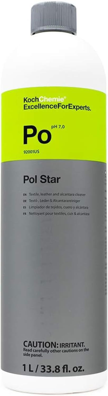 KOCHCHEMIE Pol Star - Vehicle Leather & Suede Cleaner, Effective Natural Vehicle Cleaner with Protection Formula
