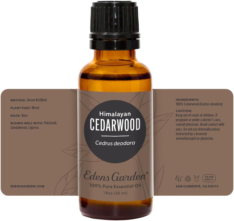 Edens Garden Cedarwood-Texas Essential Oil- 100% Pure 10 ml (.33 fl oz)