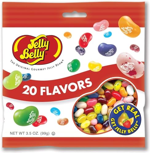 Jelly Belly Jelly Beans, 30 Flavors, 7-oz Clear Can