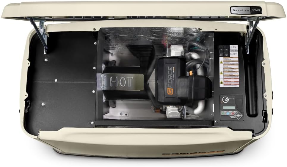 Generac Guardian 10kW Home Generator, Transfer Switch & WiFi Monitoring