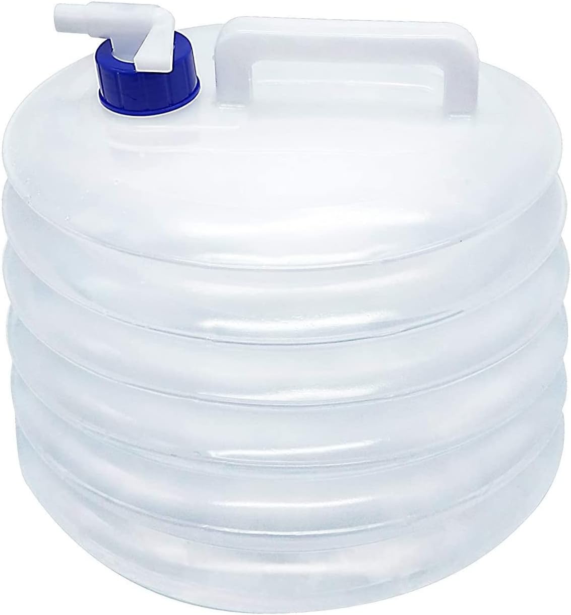 Collapsible Water Container, 5L 10L 15L Portable Folding Water Carrier with Tap, BPA Free Water Carrier Tanks - Water Storage for Camping, Hiking