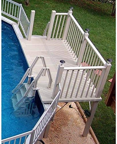 Vinyl Works of Canada RD-T Above Ground Pool Side Deck System 5' x 10'