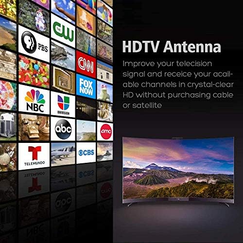 Lava Omnipro HD-8008 Omni-Directional HDTV Antenna 360 Degree - Attic or Roof Mount TV Antenna for Clear Reception, 4K 1080P (HD-8008_FBA)