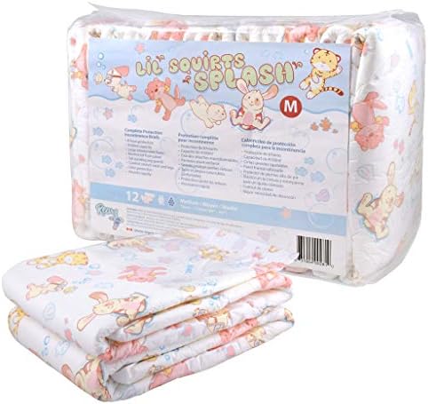 Rearz - Lil' Squirts Splash - Adult Printed Diapers (16 Pack) (Large)