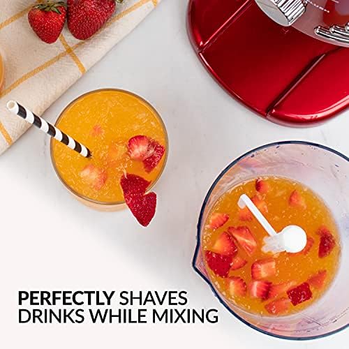 Nostalgia Taco Tuesday Frozen Drink Maker and Margarita Machine for Home - 40-Ounce Slushy Maker with Stainless Steel Flow Spout - Easy to Clean and