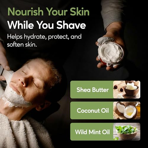 Henry Cavendish Eucalyptus Mint Premium Natural Shaving Soap - 4 Oz Puck