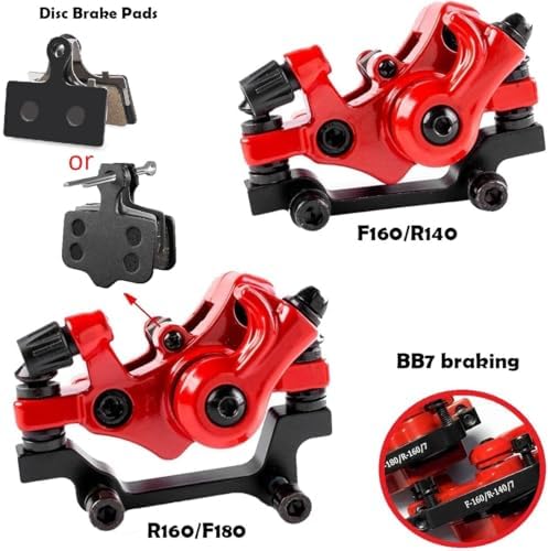 Bike Disc Brake Kit With Front and Rear Caliper、160mm Bike Rotor