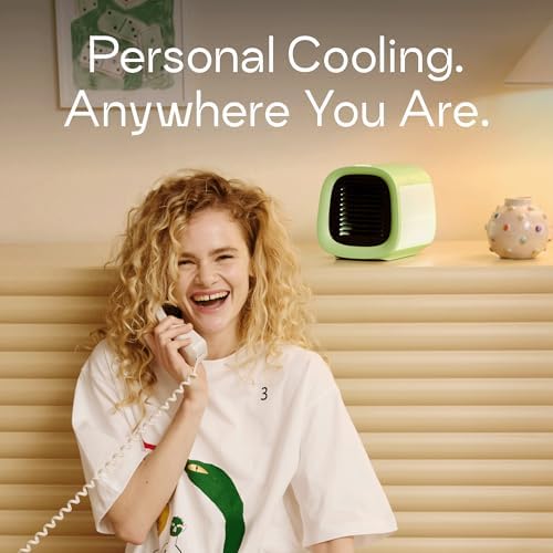 Evapolar evaCHILL Portable Air Conditioners - Portable AC Unit - Small Personal Evaporative Air Cooler & Fan for Desk, Office, Car, Camping, White
