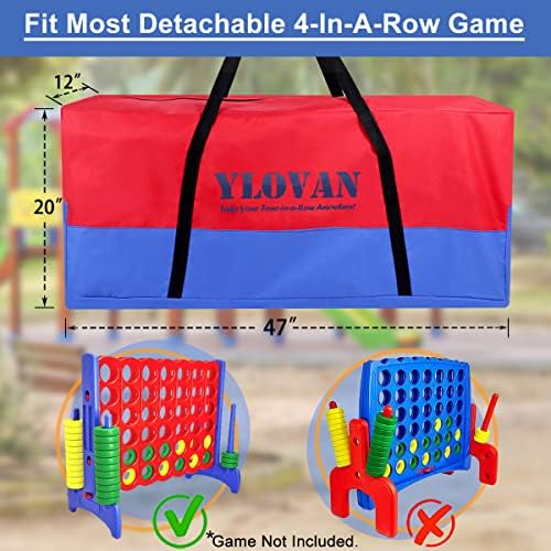 Giant Game Carry Storage Bag for Connect Jumbo 4 in A Row Big Outdoor Large