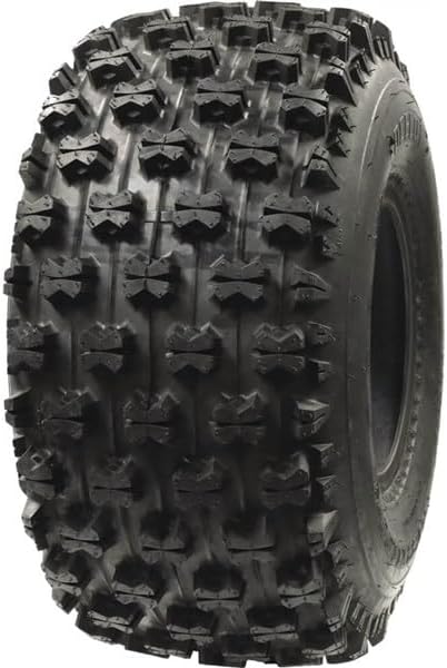 P357 ATV Rear Tire 22x11-9 GNCC Holeshot Sport RAZR Style 4-Ply Bias Construction with Non-Directional Tread Pattern For Durability, Grip