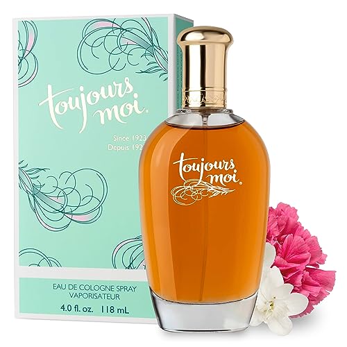 Dana Toujours Moi for Women Eau De Cologne Spray, 4 Ounce | Classic women's cologne, designer fragrance, everyday wear, feminine scent, beauty gift, signature fragrance
