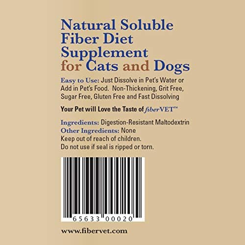 Fiber Supplement for Dogs and Cats - Veterinarian Recommended