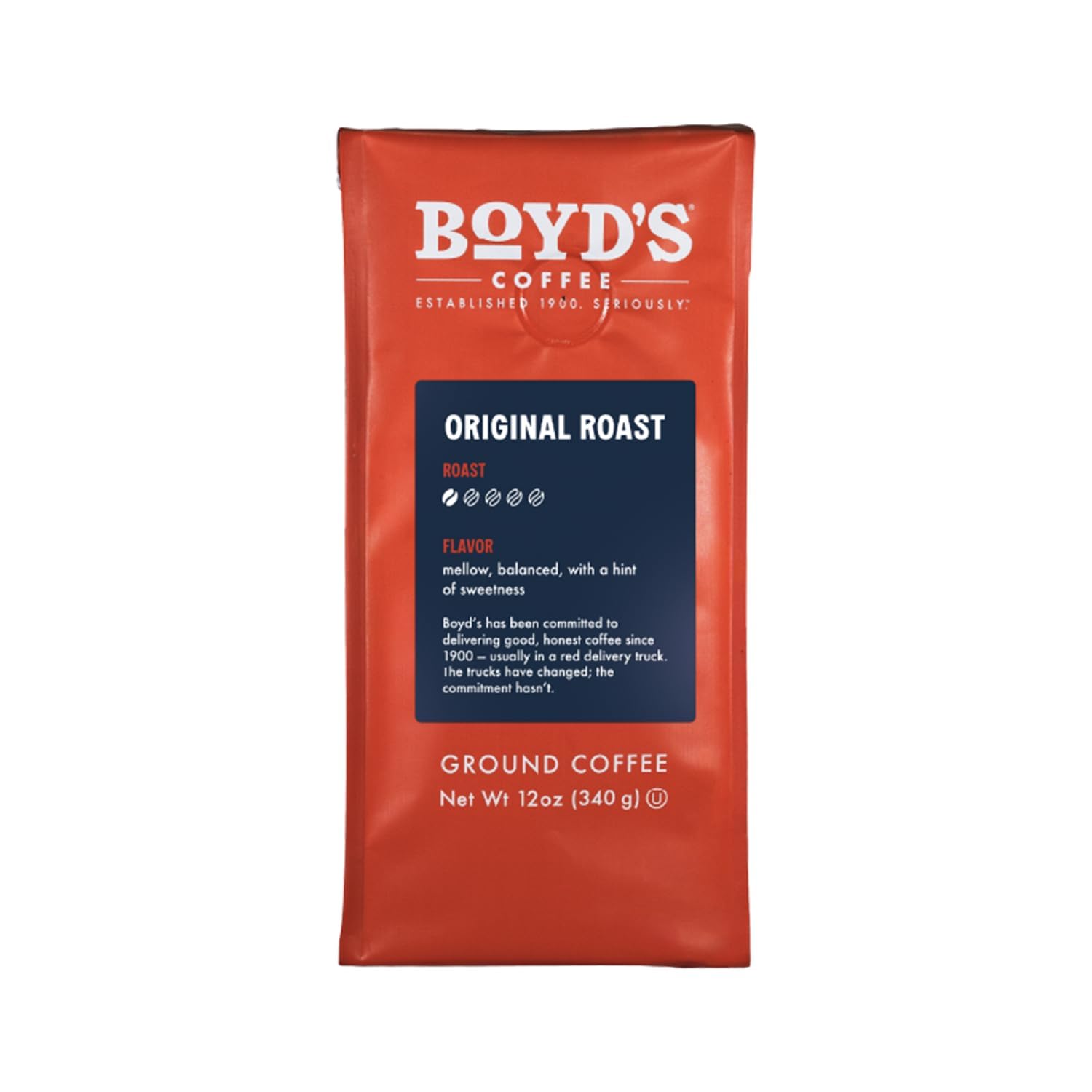 Boyd's Coffee French No. 6 Coffee –Ground Dark Roast– Blended from 100% Arabica – Rich & Full-Flavored – 12 oz.