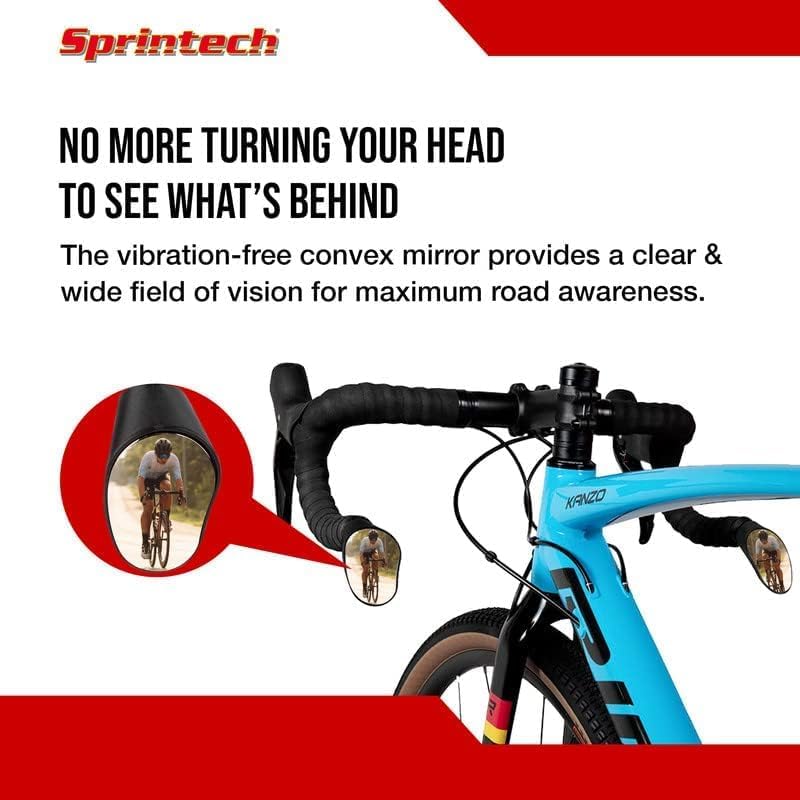 Road Drop Bar Rearview Bike Mirror - Cycling Safety Mirror - Single For Left Side Dropbar