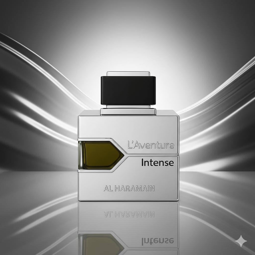 Al Haramain L'Aventure Intense for Men Eau de Parfum Spray, 3.4 Ounce